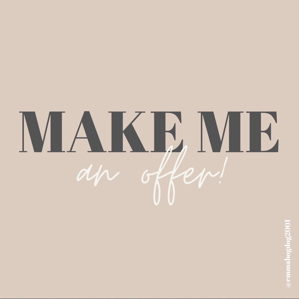 MAKE ME AN OFFER!